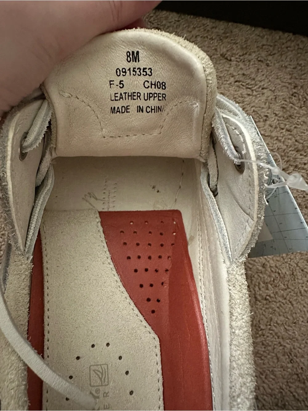Sperry Top Sider Cream Boat Shoes